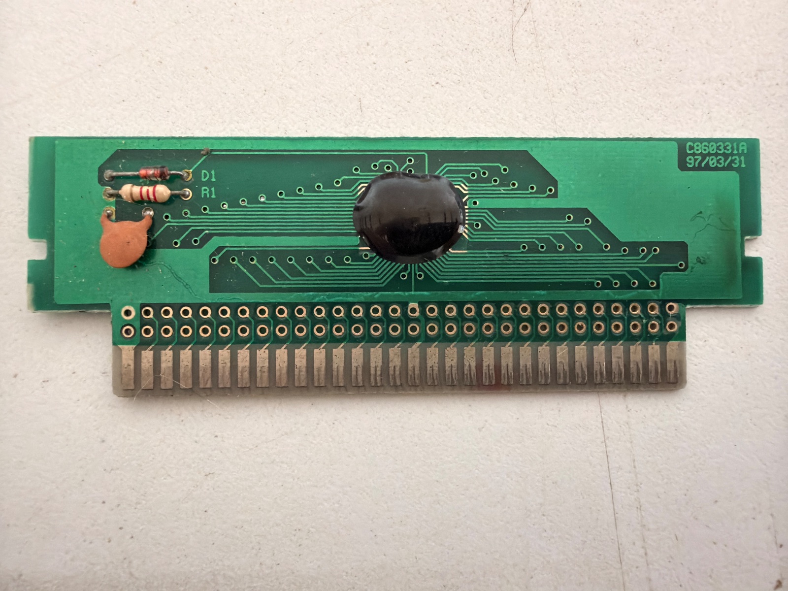 The GOLDEV 7-in-1 board, photographed from the front