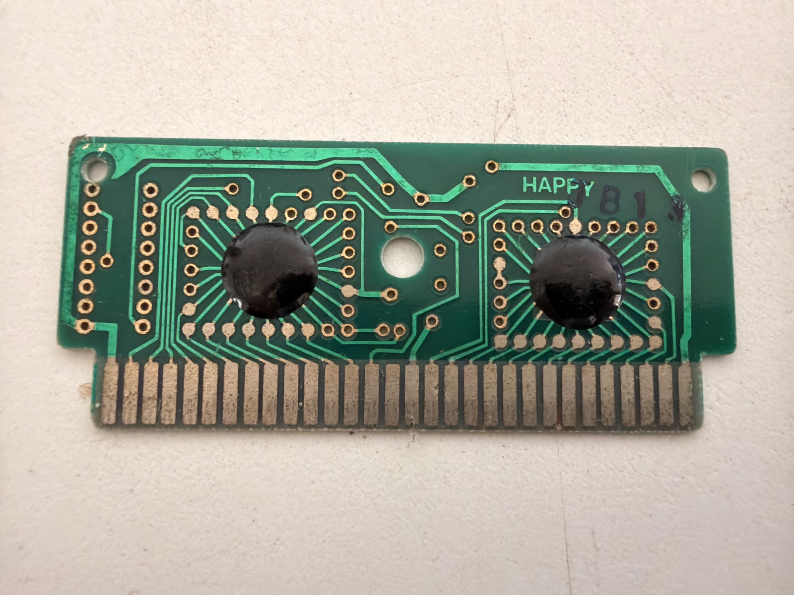 The Bomberman board, clean and waiting to be traced